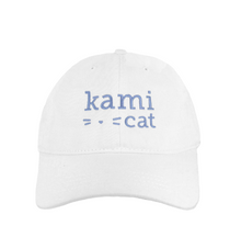 Load image into Gallery viewer, Kami Cat Signature Logo Cap w/ Light Blue Design
