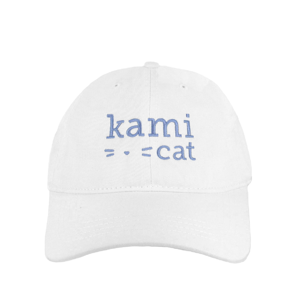 Kami Cat Signature Logo Cap w/ Light Blue Design